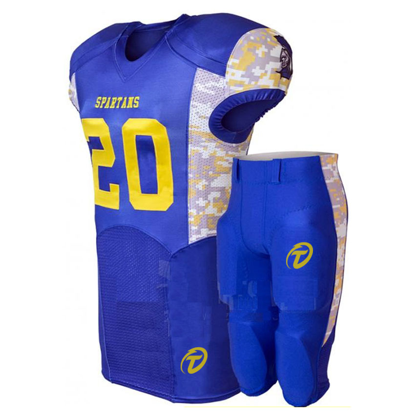 American Football Uniform — custom manufacturing